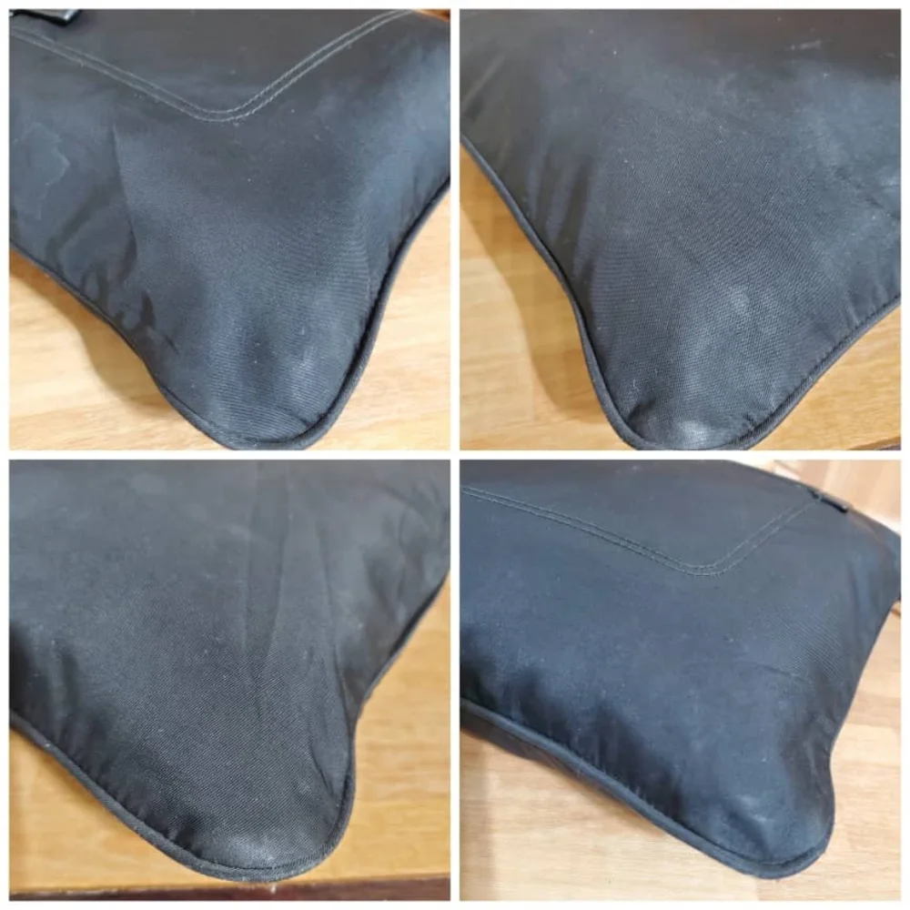 Authentic Prada Black Tessuto Nylon Messenger Crossbody Bag - Picture 9 of 12